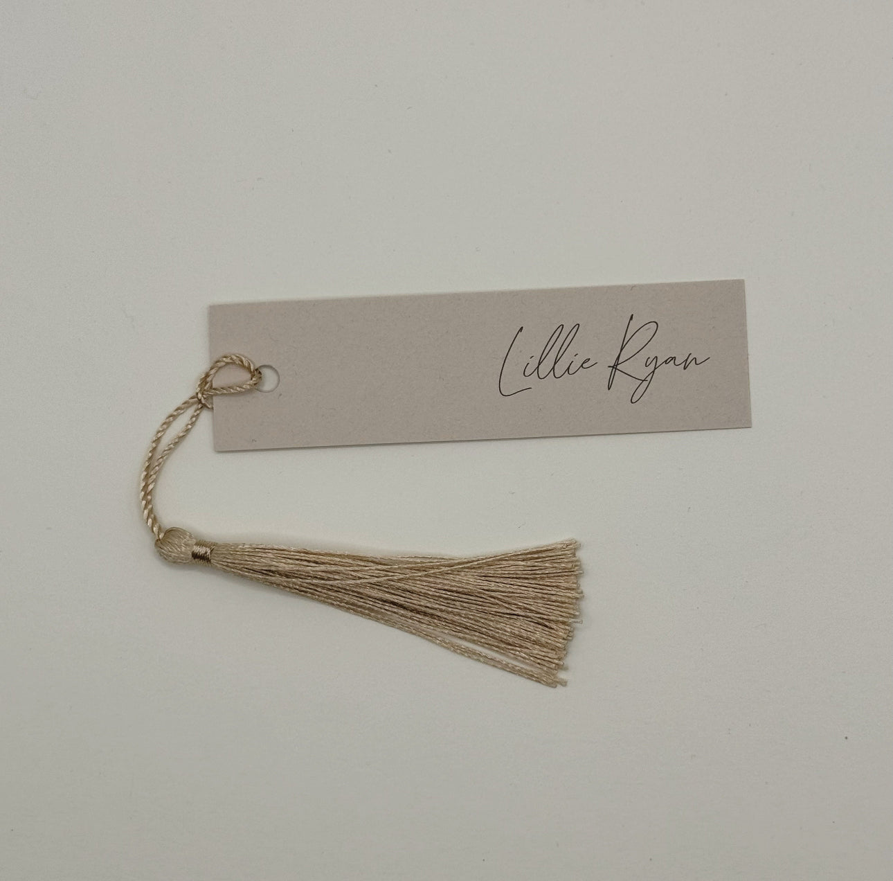 Tassel Place Cards - Card