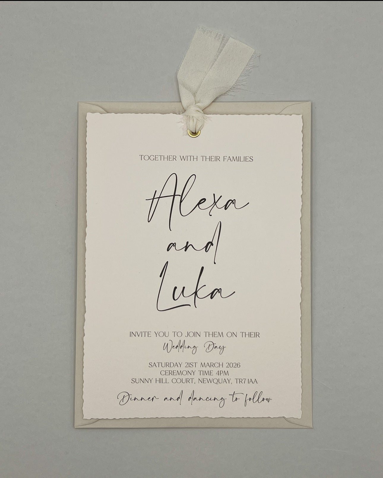 Neutral Wedding Invitation Bundle