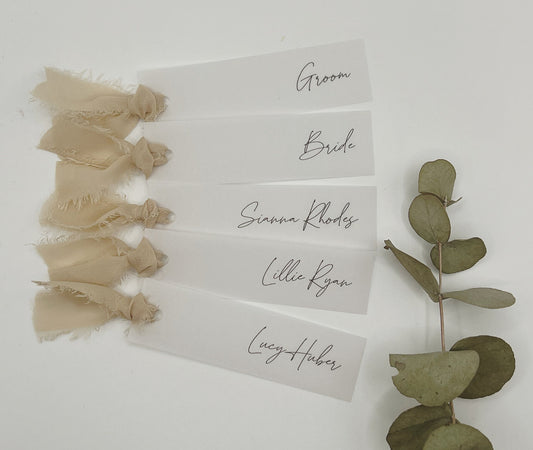 Place Name Cards - Vellum Paper