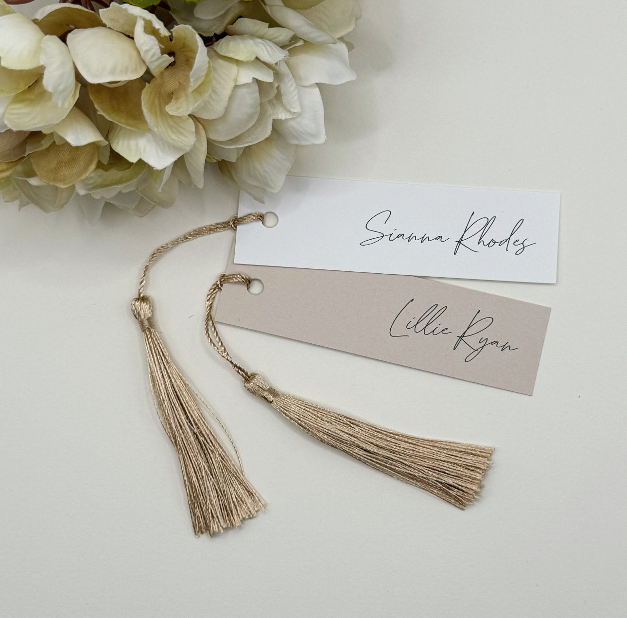 Tassel Place Cards - Card