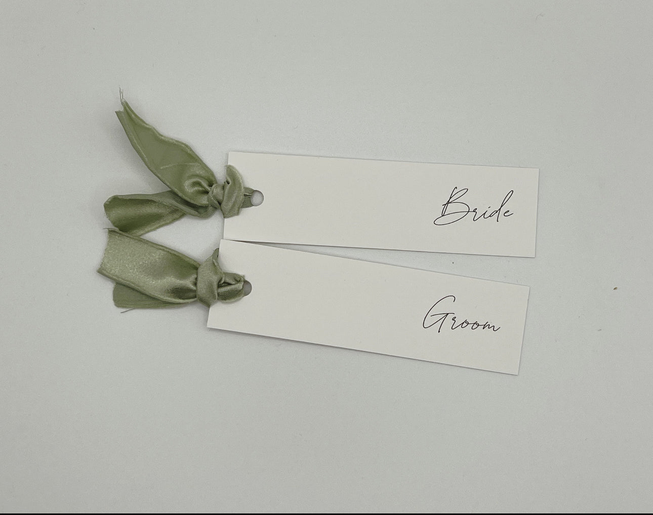 Place Name Cards - White Card