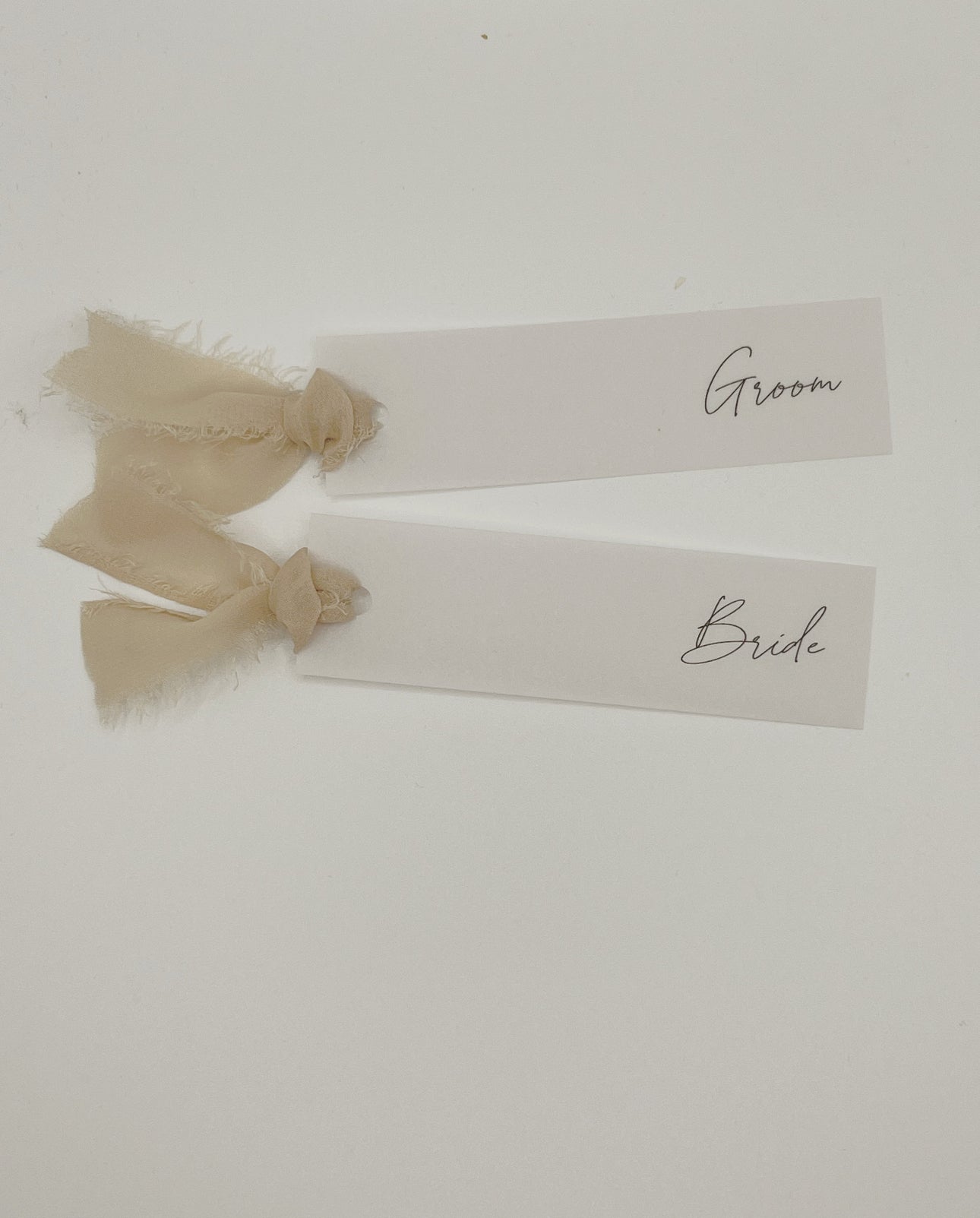 Place Name Cards - Vellum Paper