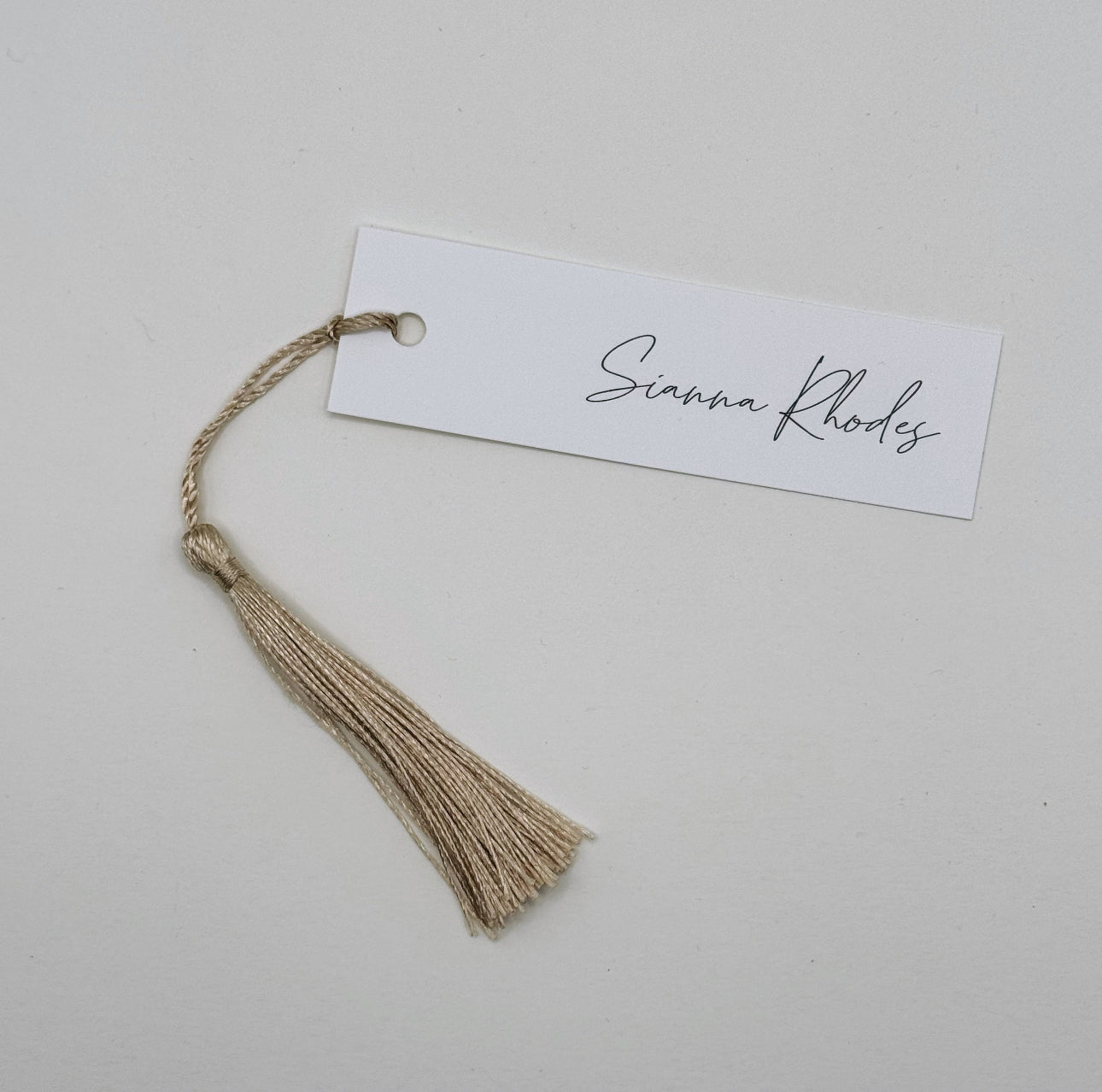 Tassel Place Cards - Card